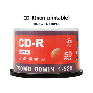 แผ่นซีดี-อาร์ 52X 700MB 80 นาที แบบประหยัด ยี่ห้อดัง พร้อมโลโก้  แบบเขียนครั้งเดียว  บรรจุในกล่องเค้ก  มีสินค้าในสต็อก - Product Image 6