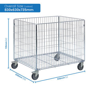 صندوق ترولي لطاولة قفص سلكي قوي للترقية والتسليم السريع للشحن - Product Image 4