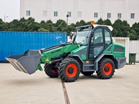 Chargeurs lourds 5 tonnes Chargeur sur pneus 4x4 Diesel turbocompressé Chargeur frontal articulé