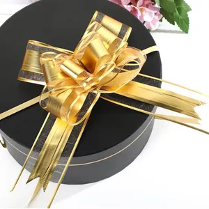 Ruban pour faire des décorations de fête, 50 pièces, emballage cadeau, boîte à fleurs, nœuds de ruban pp