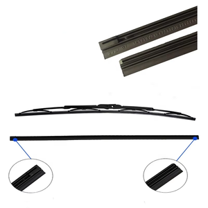 Spray d'<span class=keywords><strong>essuie</strong></span>-<span class=keywords><strong>glace</strong></span> en acier, cadre de vie plus long, Premium, faisceau d'<span class=keywords><strong>essuie</strong></span>-<span class=keywords><strong>glace</strong></span> de remplacement, recharge en caoutchouc, 6mm - Product Image 1