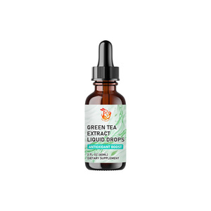 Extrait de thé vert en gouttes liquides sous marque privée : favorise un métabolisme et un système immunitaire sains, stimule la vitalité et l'énergie - Product Image 1