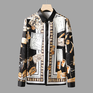 Magliette Personalizzate con il Tuo Marchio, Simboli Musicali, Grafica Stampata, Maniche Lunghe per Sport e Casual, Camicie di Design per Uomo - Product Image 5