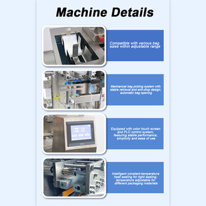 Machine d'emballage automatique pour sachets de détergent, ketchup, beurre de cacahuète, miel, sauce, pâte, yaourt, shampoing, mayonnaise - Product Image 4
