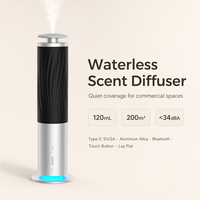 Diffuseur d'arômes sans eau 2026 rechargeable en alliage d'aluminium, machine à parfum intelligente avec application, 200m³
