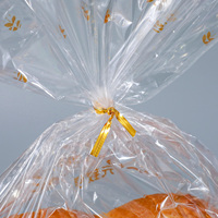 Attaches torsadées en plastique PET Twist-HD avec logo/design graphique personnalisé pour l'emballage commercial du pain et des produits de boulangerie