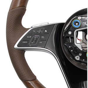 Volant en bois de luxe pour <span class=keywords><strong>Mercedes</strong></span> Benz W205 C300 E350 A220 <span class=keywords><strong>CLA</strong></span> <span class=keywords><strong>250</strong></span> E63 W206 S560 - Product Image 6