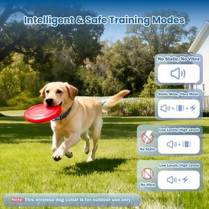 Collier de dressage sans fil PUPKIDS GPS pour chien, clôture virtuelle rechargeable, portée 100-9999 pieds, pour grands chiens - Product Image 5
