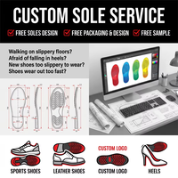 Sol Sepatu Karet Tipis OEM Topy, Anti Selip, Tahan Aus, Tambalan untuk Sepatu dan Sandal