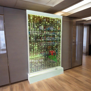 Maison, Bar, Restaurant, Diviseur de salle de mariage Décoration Led Panneau mural acrylique à bulles d'eau changeant de couleur avec motif imprimé - Product Image 6
