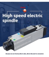 Nouveau moteur de broche ATC HQD à refroidissement par air 6KW ISO30 24000 tr/min pour machine de fraisage CNC GDL60-24Z/6.0 380V 4 phases avec variateur de fréquence