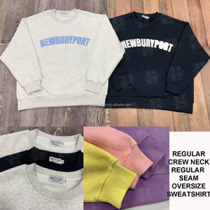 Felpa in <span class=keywords><strong>pile</strong></span> pesante con ricamo in cotone personalizzato all'ingrosso dolcevita <span class=keywords><strong>oversize</strong></span> con collo a collo finto maglione felpa Mockneck per le donne - Product Image 2
