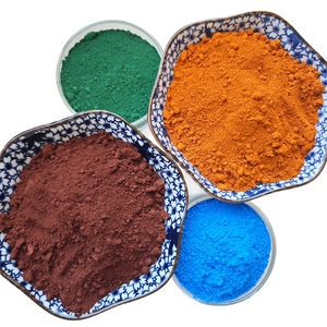 SHENHONG 686型氧化铁颜料粉末涂料颜料，用于地板水磨石水泥，颜色有红/黑/黄/蓝/绿/棕/橙 - Product Image 5