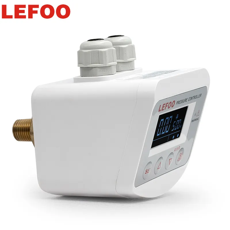 LEFOO Digital Pressure Switch 220V/110V Power Supply Adjustable Pressure Controller Digital Pressure Switch with LCD Display