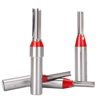 Fraise droite TCT à 3 dents, fraise à carbure pour rainurage et découpe du MDF, du contreplaqué et du panneau de particules