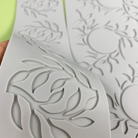 Vente en gros de moules à fondant en silicone 3D pour anneau, feuille, fleur, sucre, cire, pâte à gomme, barre de cupcakes pour la fabrication de moules à feuilles en résine