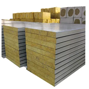 Fire Rated Rock Wool Wall Refrigerator Polyurethane Sandwich Panel