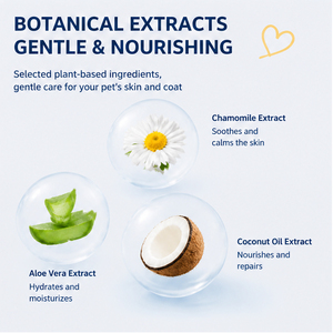 Après-shampoing pour animaux de compagnie en stock, formule naturelle sans alcool, nourrit et lisse le pelage, soin des poils pour chiens et chats - Product Image 4