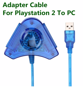 Câble adaptateur d'interface USB <span class=keywords><strong>2</strong></span>.0 PS PS2 vers PC pour manette PS2 <span class=keywords><strong>PSX</strong></span> vers PC, double contrôleur USB Playstation 2PC, manette de jeu USB - Product Image 6