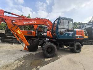 Excavadora de Ruedas Usada Hitachi EX100WD de 10 Toneladas, Excavadora de Ruedas Hitachi EX100WD de Segunda Mano en Stock - Product Image 5