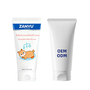 Crème de soin hydratante et cicatrisante bio de haute qualité 50 ml pour l'eczéma et les érythèmes fessiers des bébés, pour peaux sensibles, usage quotidien, marque privée - Product Image 3