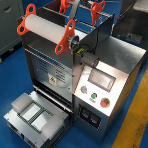 Bandeja de comida rápida pequeña de escritorio, kit de laboratorio de plástico, máquina de sellado de tazas - Product Image 1