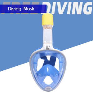 Masque intégral de plongée en apnée, verre trempé 4,0 mm, plastique universel, sports nautiques 6+ - Product Image 5