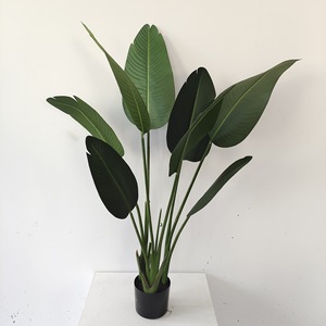 ISEVIAN <span class=keywords><strong>Big</strong></span> leaf alberi artificiali di alta qualità piante di gomma in vaso di verde finto - Product Image 6