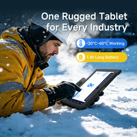 Tableta Robusta de 10.1 Pulgadas con Windows 11, Resistente al Agua IP67, 4G, Intel N150, 5G, Escáner de Código de Barras 2D, Lector NFC, Lector de Huellas Dactilares, PC Industrial OEM