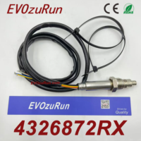 Sonde de capteur NOx 4326872RX 4326872 5WK96749B pour Cummins ISX 11.9L 15.0L 24V Remplacement de sortie 2872942 2872942NX