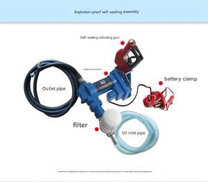 Pompa di Trasferimento Carburante Portatile Commerciale Antideflagrante per Benzina, Diesel, Cherosene e Olio - Product Image 3
