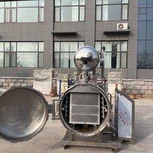 1000 litre kapasiteli otomatik otoklav sterilizatör retort yüksek bariyer imbik gıda kabı - Product Image 3