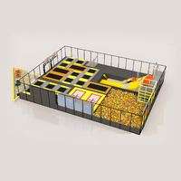 Nouveau parc de trampolines de divertissement pour trampoline combiné mini trampoline commercial pour enfants avec piscine à balles disponible au Gabon