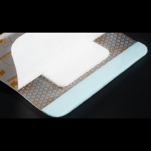 Silicone Gel Polyurethane Foam Dressing Off White Custom Made For Pressure Ulcers Wound Care Breathable Non Sterile - Product Image 3