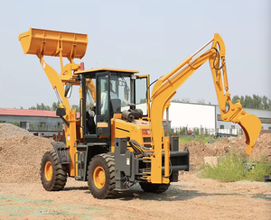 Miniexcavadora Terex de 2.5 Toneladas con Cargador de Ruedas 4x4, Mini Retroexcavadora con Motor Principal y Componentes del Motor - Product Image 3