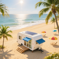Maison préfabriquée portable de 20/40 pieds, extensible et pliable, maison mobile modulaire miniature en panneaux sandwich et acier