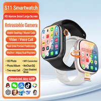 Montre connectée M13 Android 8.1 4G avec écran rotatif de 2,02 pouces, caméra, 2 Go de RAM, 16 Go de stockage, GPS, géolocalisation, SOS, 4G LTE SIM