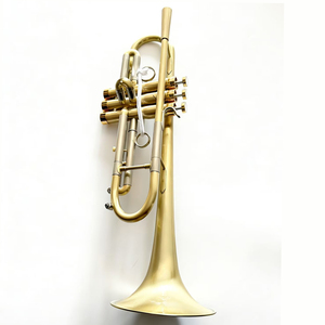 Trompeta H70 Bb Profesional Estándar, Importada, de Latón, Nueva, con Acabado Artístico, para Profesores de Trompeta - Product Image 6