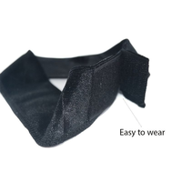 Bandeau antidérapant en velours polyester pour perruque, élastique, pour une maintien sécurisé