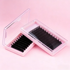 <b>Individual</b> Matte Eyelash Extension Handmade <b>Lashes</b> Trays Wholesale Customized Vegan <b>Lash</b> Extension Supplies - Product Image 4