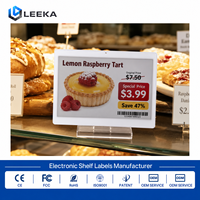 Etiqueta de Precio Electrónica para Supermercado LEEKA ESL, Fabricante OEM/ODM Disponible, Etiqueta de Precio Digital con Pantalla de Tinta Electrónica de 4 Colores