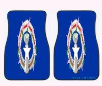 Tapis de sol de voiture avec drapeau de Saint-Vincent-et-les-Grenadines, antidérapants, universels, accessoires automobiles