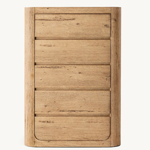 <span class=keywords><strong>Commode</strong></span> de rangement en bois personnalisable Rhoohill, style américain vintage, en bois massif, 5 tiroirs, pour chambre à coucher - Product Image 4