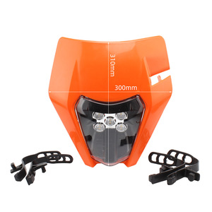 Luz LED de circulación diurna para motocicleta ZUQING, 5 fuentes LED, negro, blanco, naranja, para bicicleta todoterreno KTM - Product Image 2