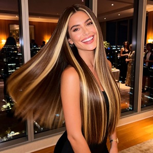Extensioni per capelli Premium Genius Weft 100% umani, per intrecciare, con cuticole allineate, possono essere decolorate in biondo <span class=keywords><strong>chiaro</strong></span> - Product Image 5