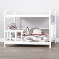 Erhöhte wieder verwendbare Katzen hängematte mit festem Muster Atmungsaktiver Hunde bett rahmen Einfach zu schnelle Installation für den Innenbereich aus Metall