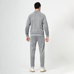 <span class=keywords><strong>Set</strong></span> di felpe con colletto rialzato autunnale con tasche <span class=keywords><strong>e</strong></span> <span class=keywords><strong>Set</strong></span> da Jogging con Zip per uomo Body Fit Casual a maniche lunghe - Product Image 6