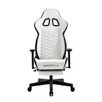 2024 nouvelle chaise d'ordinateur en cuir Executive Pc chaise de jeu blanche à dossier haut personnalisée pour les filles