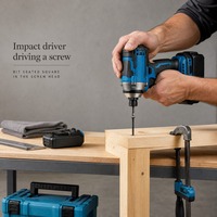 Kit d'outils sans fil complet avec perceuse, scie et batteries pour les travaux de réparation, d'entretien et de fixation à domicile