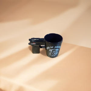 Креативная трансграничная чашка для воды с черепом, мультяшный керамический пистолет, кружка с изображением пустынного орла, кофейная кружка с револьвером для иностранных подарков - Product Image 2